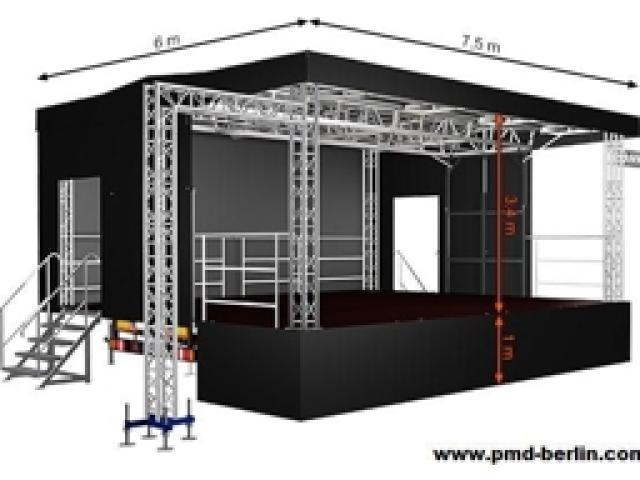 Bühnen mieten in Brandenburg Trailerbühne Bühne pmd-berlin.com - 1